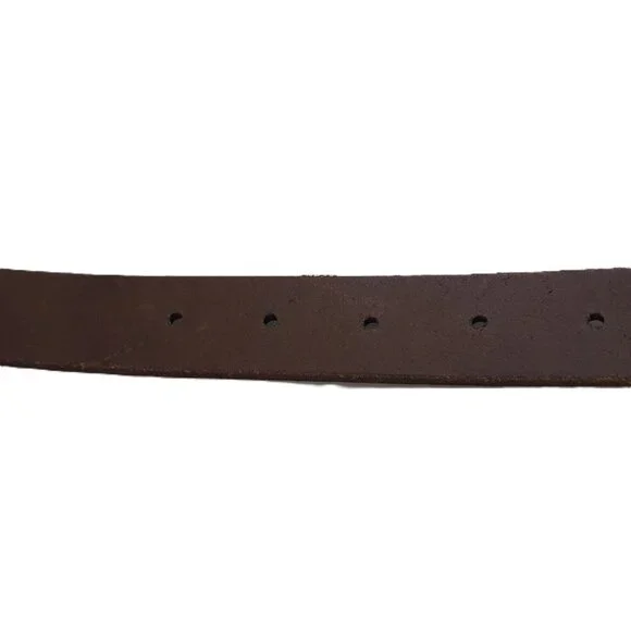 Timberland Dark Khaki 30mm Wrap Keeper Belt XL Minimalist Neutral Office - Picture 8 of 12